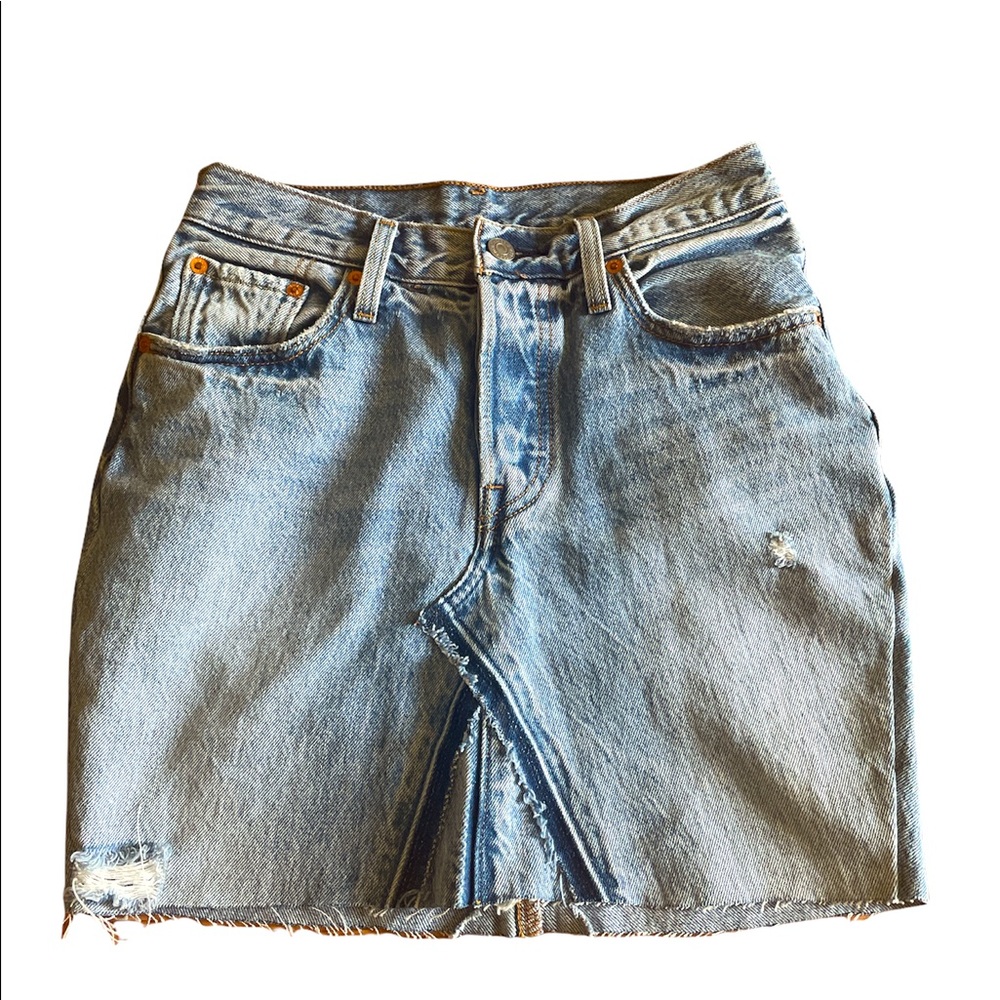 LEVI’S Denim ribcage skirt